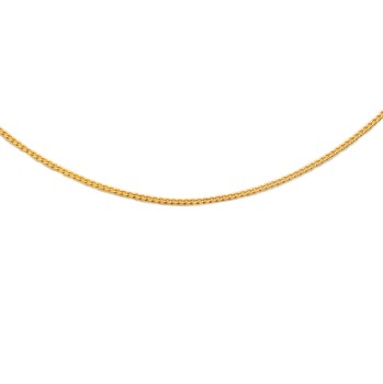 9ct Gold 1.3g 18 inch Curb Chain
